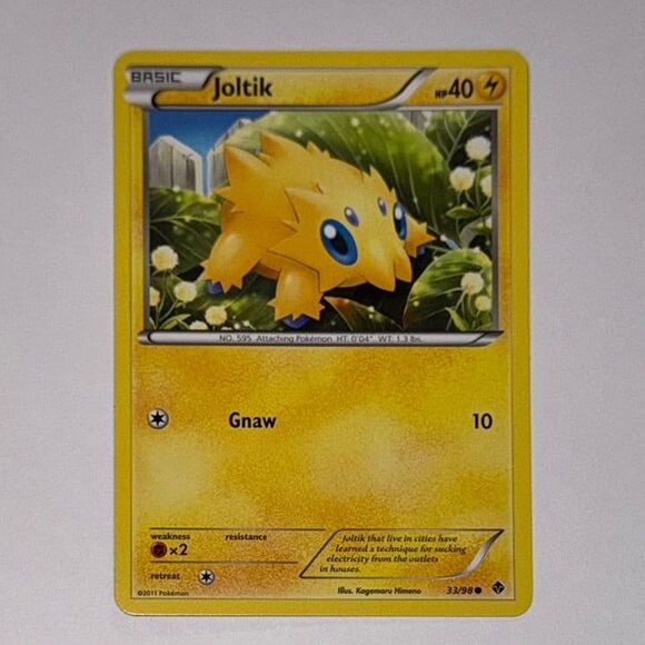 POKEMON CARD: Joltik #33/98 (Pokemon Emerging Powers) - Picture 1 of 2